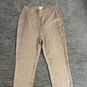 Revolve Snakeskin Pants